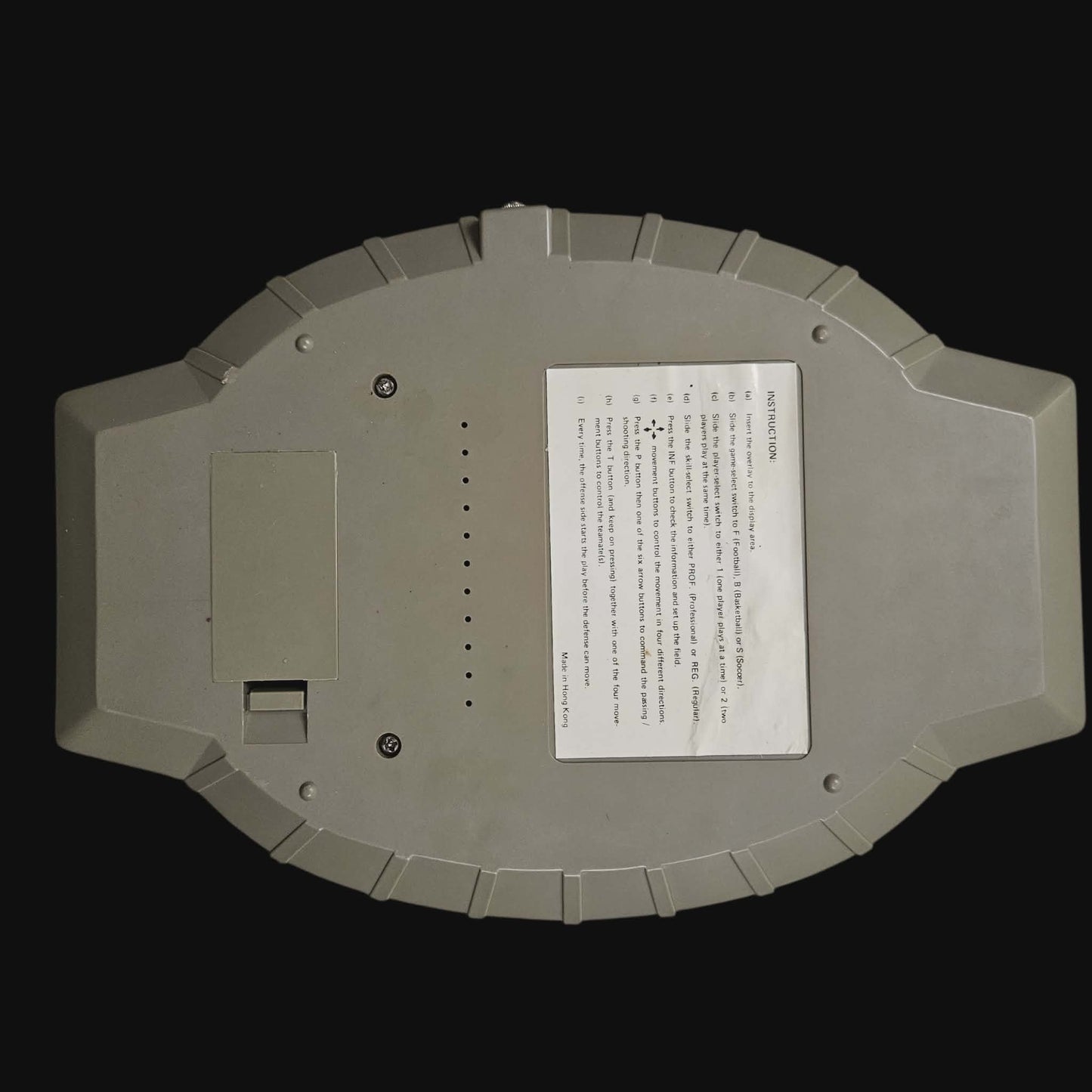 Vintage Electronic Sports Game (ca. 1980) – 3-in-1 – Soccer / Basketball / Football