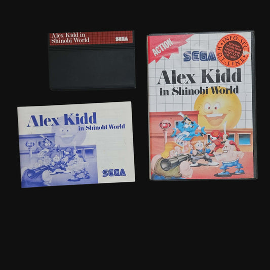 Alex Kidd in Shinobi World (1990) – Sega Master System – Compleet – PAL –