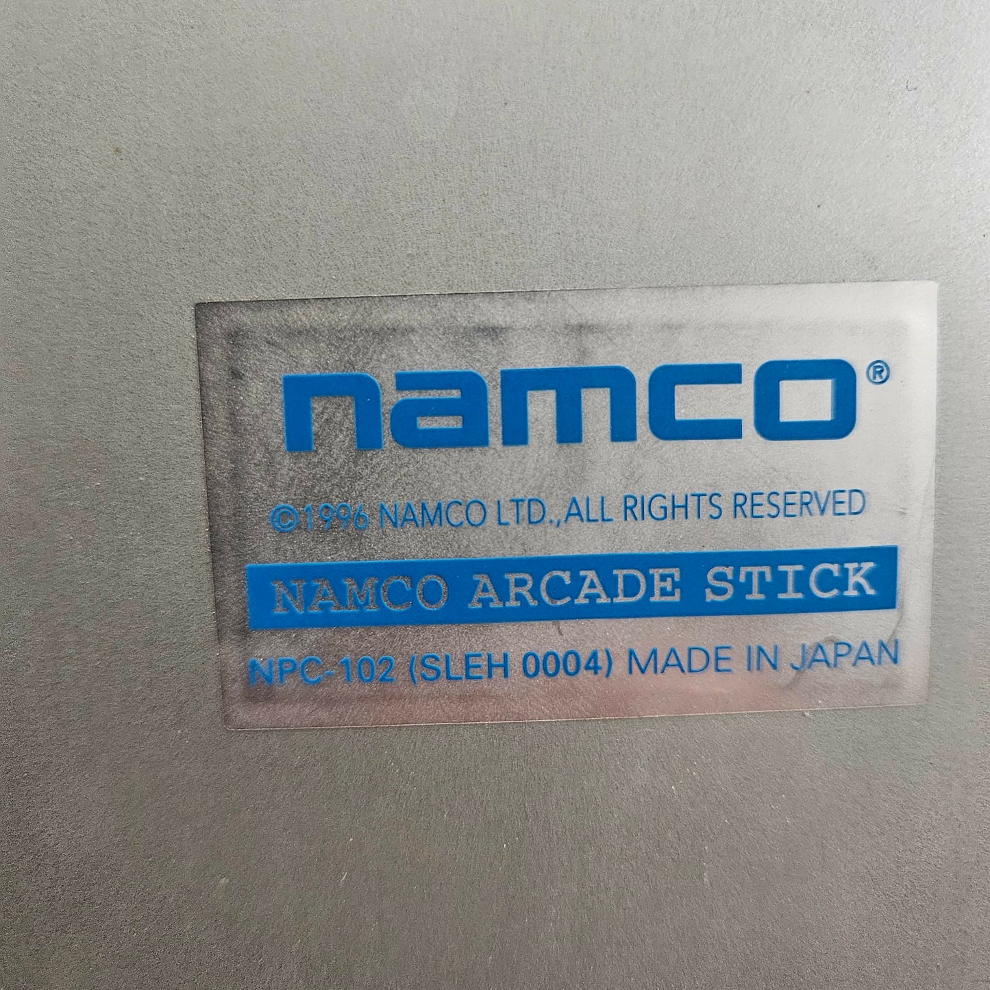 Manette arcade Namco – PlayStation (PS1) – NPC-102 / SLEH-0004 – Fabriquée au Japon (1996)