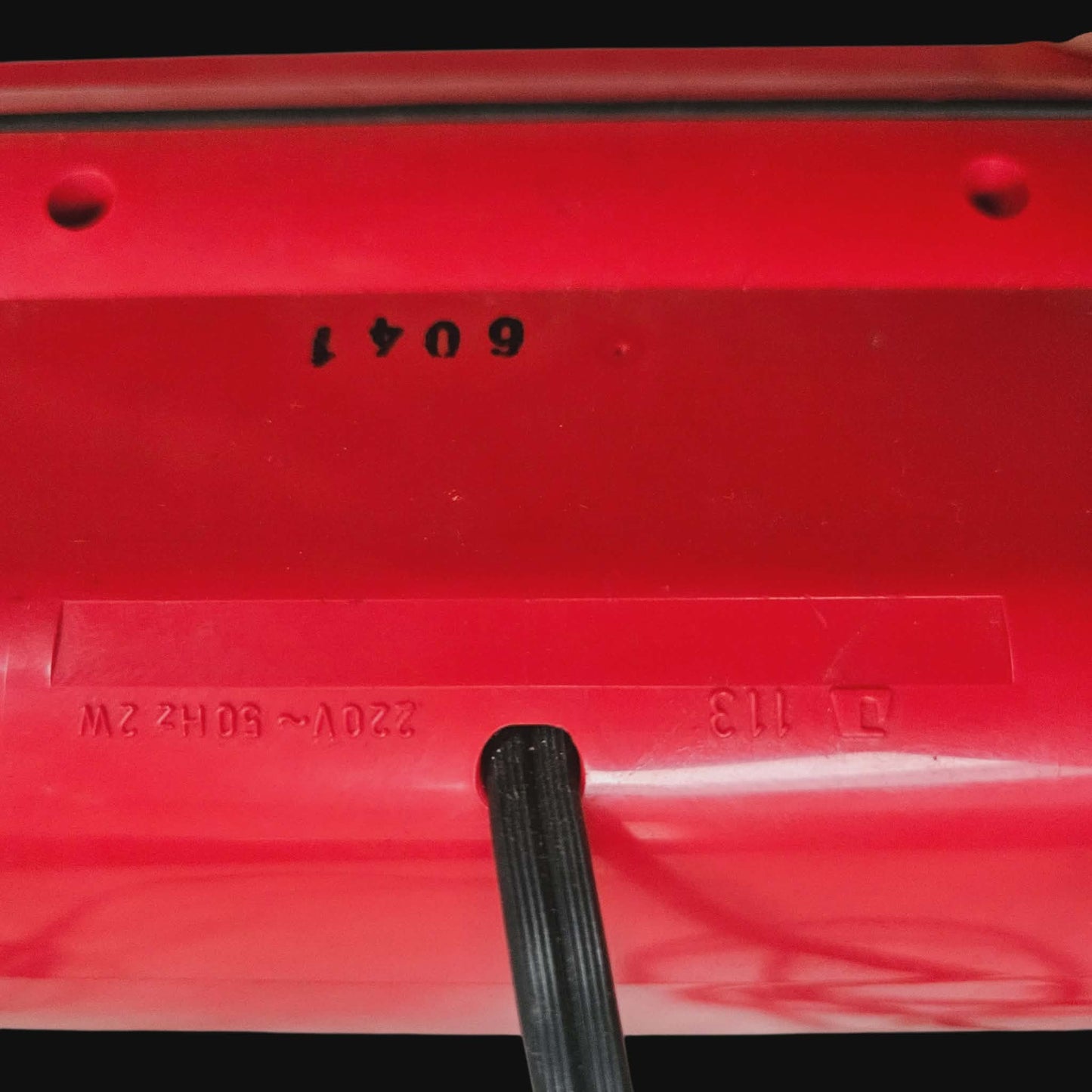 Junghans Chrono-Vox S – Vintage Flip Clock – Rood – Werkend (1970s)