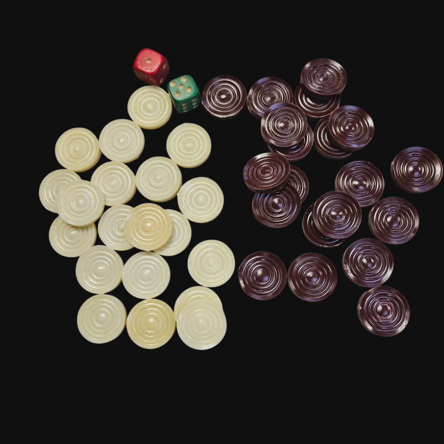 Vintage Wooden Game Board – Jeu de l'Oie + Chess/Draughts