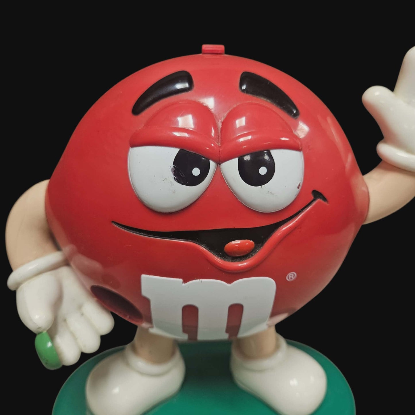 M&M’s Red Candy Dispenser – Originele jaren ’90 consumentenversie (±20 cm)