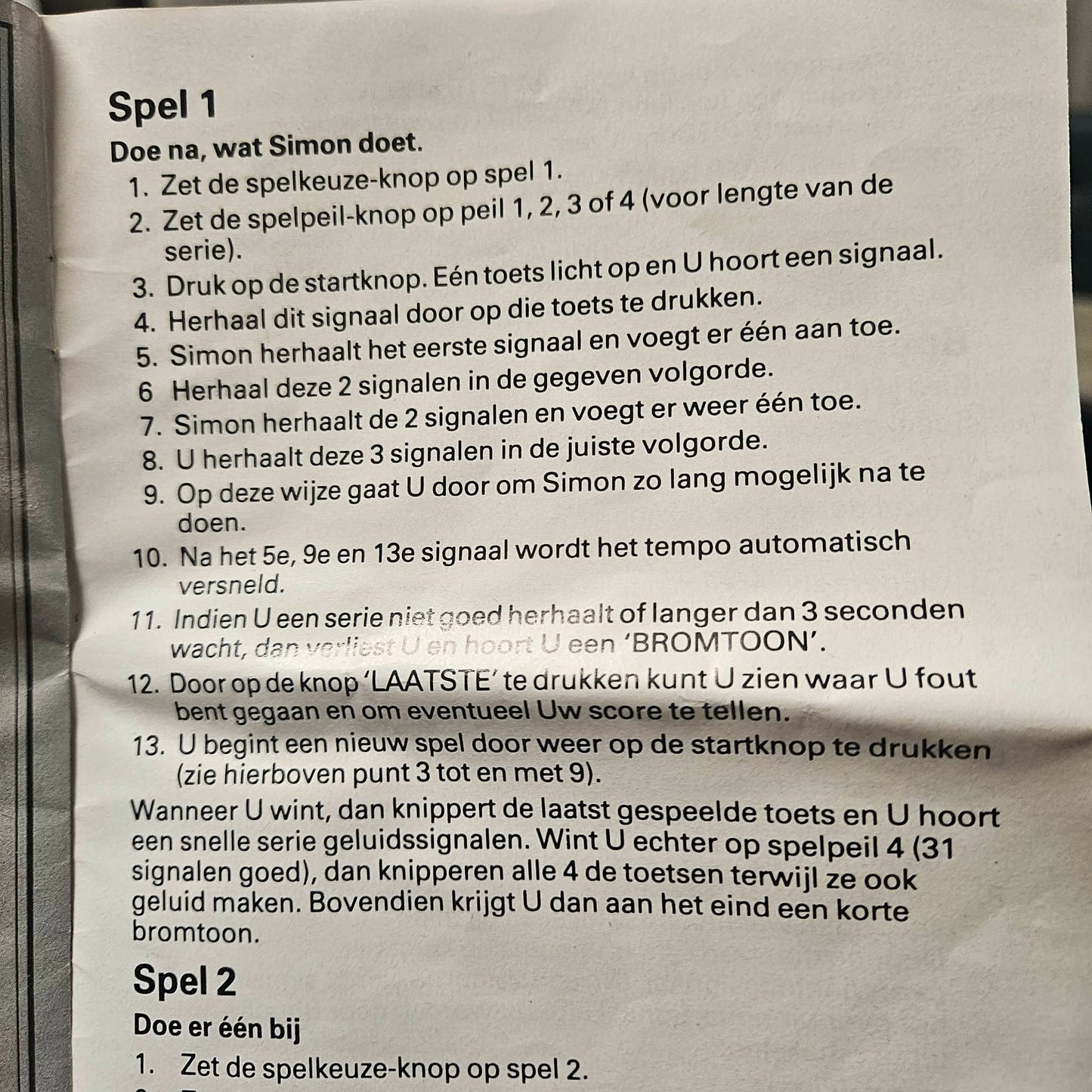 MB Electronics Pocket Simon (1980)