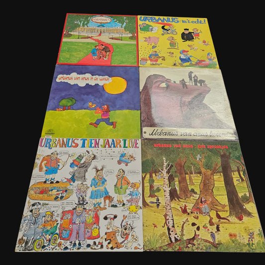 Urbanus – Vinyl Collectie (1974–1984) – Originele LP’s – Belgische Cultklassiekers